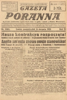 Gazeta Poranna. 1920, nr 5385