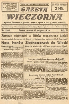 Gazeta Wieczorna. 1920, nr 5386
