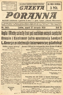 Gazeta Poranna. 1920, nr 5403
