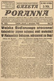 Gazeta Poranna. 1920, nr 5415