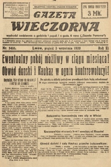 Gazeta Wieczorna. 1920, nr 5416
