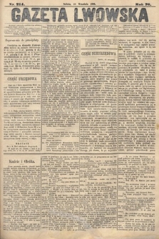 Gazeta Lwowska. 1886, nr 214