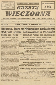 Gazeta Wieczorna. 1920, nr 5420