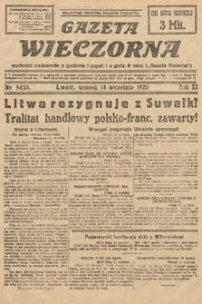 Gazeta Wieczorna. 1920, nr 5433