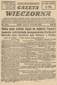 Gazeta Wieczorna. 1920, nr 5435
