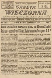 Gazeta Wieczorna. 1920, nr 5443