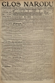 Głos Narodu (wydanie wieczorne). 1918, nr 3