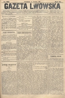 Gazeta Lwowska. 1886, nr 221
