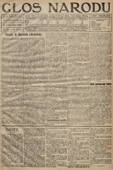 Głos Narodu (wydanie wieczorne). 1918, nr 11