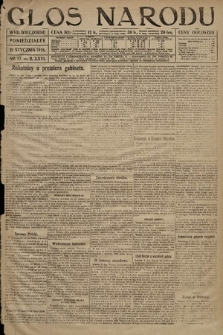 Głos Narodu (wydanie wieczorne). 1918, nr 17