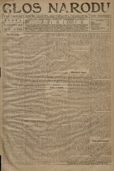 Głos Narodu (wydanie poranne). 1918, nr 19