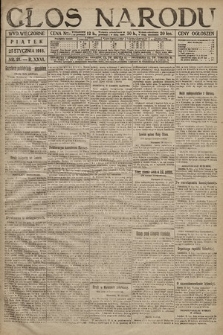 Głos Narodu (wydanie wieczorne). 1918, nr 21