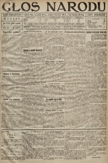 Głos Narodu (wydanie wieczorne). 1918, nr 24
