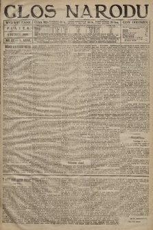 Głos Narodu (wydanie wieczorne). 1918, nr 27