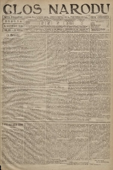 Głos Narodu (wydanie poranne). 1918, nr 28