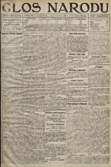 Głos Narodu (wydanie wieczorne). 1918, nr 28