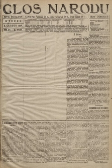 Głos Narodu (wydanie poranne). 1918, nr 29