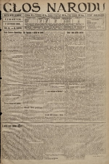 Głos Narodu (wydanie wieczorne). 1918, nr 31