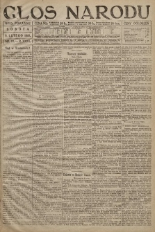 Głos Narodu (wydanie poranne). 1918, nr 33