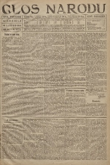 Głos Narodu (wydanie poranne). 1918, nr 34