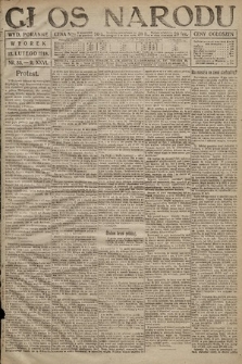Głos Narodu (wydanie poranne). 1918, nr 35