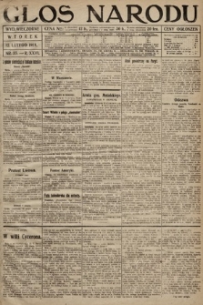 Głos Narodu (wydanie wieczorne). 1918, nr 35