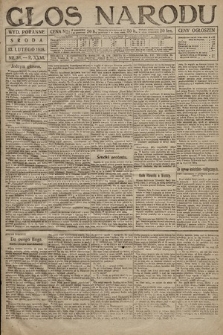 Głos Narodu (wydanie poranne). 1918, nr 36