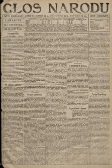 Głos Narodu (wydanie poranne). 1918, nr 37