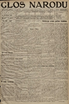 Głos Narodu (wydanie wieczorne). 1918, nr 39