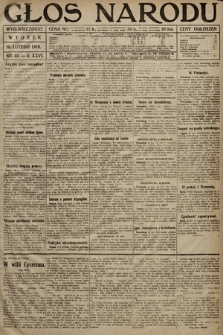 Głos Narodu (wydanie wieczorne). 1918, nr 40