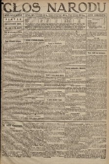 Głos Narodu (wydanie wieczorne). 1918, nr 43