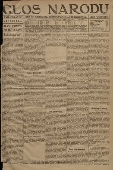 Głos Narodu (wydanie poranne). 1918, nr 46