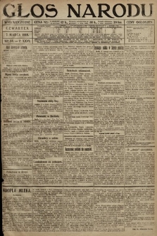 Głos Narodu (wydanie wieczorne). 1918, nr 54