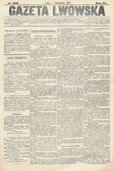 Gazeta Lwowska. 1886, nr 230