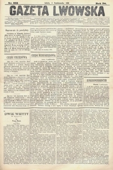 Gazeta Lwowska. 1886, nr 231