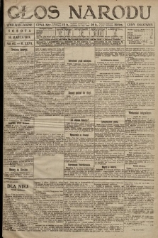 Głos Narodu (wydanie wieczorne). 1918, nr 62
