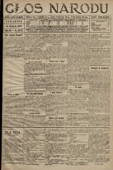 Głos Narodu (wydanie wieczorne). 1918, nr 66