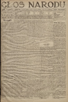 Głos Narodu (wydanie poranne). 1918, nr 67