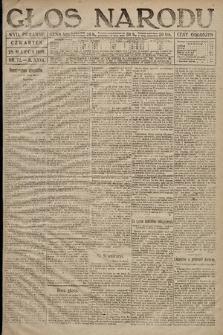 Głos Narodu (wydanie poranne). 1918, nr 72