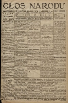 Głos Narodu (wydanie wieczorne). 1918, nr 72