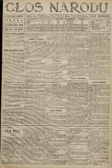 Głos Narodu (wydanie wieczorne). 1918, nr 75