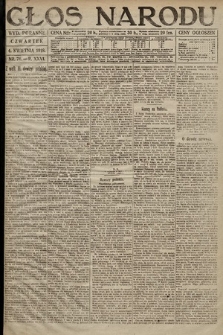 Głos Narodu (wydanie poranne). 1918, nr 76