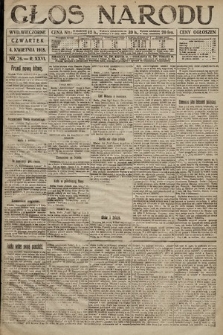 Głos Narodu (wydanie wieczorne). 1918, nr 76