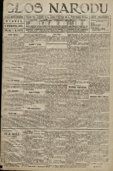 Głos Narodu (wydanie wieczorne). 1918, nr 80