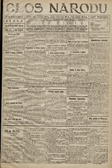 Głos Narodu (wydanie wieczorne). 1918, nr 81