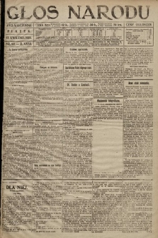 Głos Narodu (wydanie wieczorne). 1918, nr 83