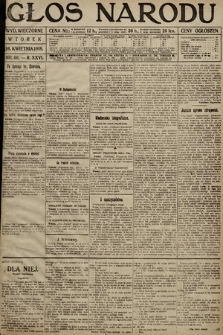 Głos Narodu (wydanie wieczorne). 1918, nr 86
