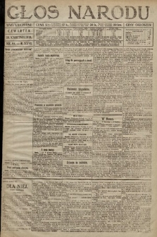 Głos Narodu (wydanie wieczorne). 1918, nr 88