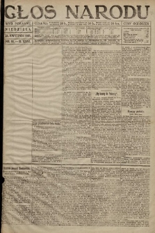 Głos Narodu (wydanie poranne). 1918, nr 91