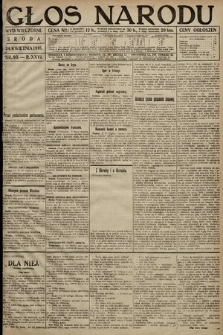 Głos Narodu (wydanie wieczorne). 1918, nr 93